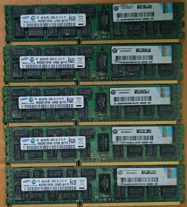 Samsung 4Gb Ram DDR3 10600R Server Ram 3 Months Warranty