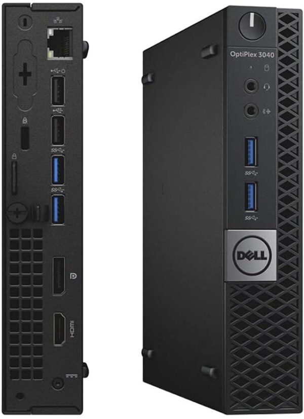(Refurbished) Dell Intel -6th Gen Desktop || (8 GB RAM/ 512GB SSD Black) Optiplex 3050 Tiny || 1 Year Warranty