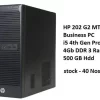 Refurbished HP 202 G2 MT Business PC, Hard Drive  Barebone (Supported Core i3/i5/i7 8th gen) One Year Warranty