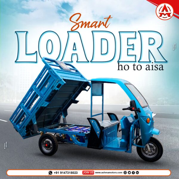 ASHMA HAVY LOADER 1000 E- RICKSHAW || 18 Months Warranty - Image 2